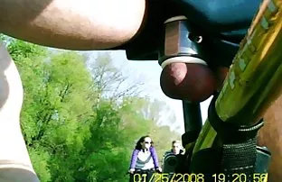 Blondine mit großen  ...