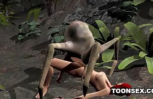 Eine riesige schwarz ...