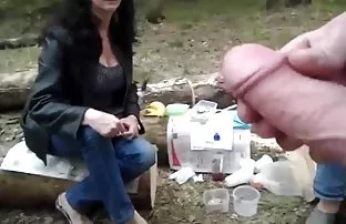 nass rasierte Muschi ...